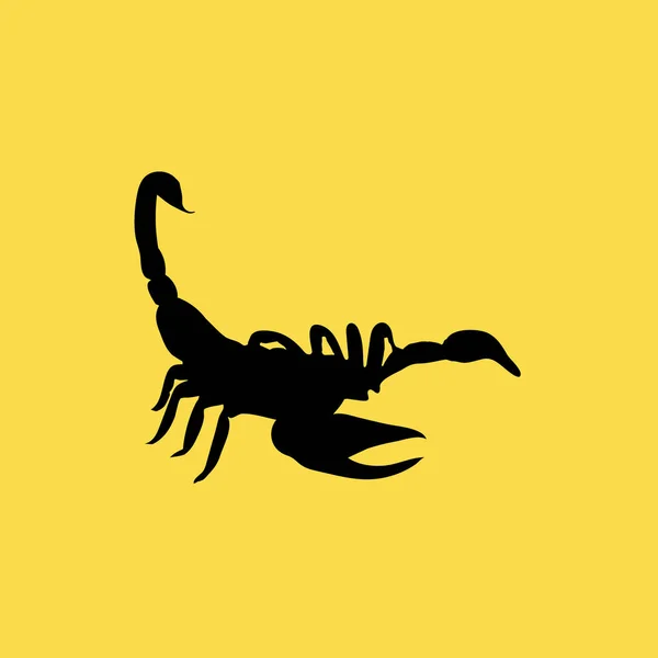 Scorpion ikona ilustracja na białym tle wektor symbol znak — Wektor stockowy