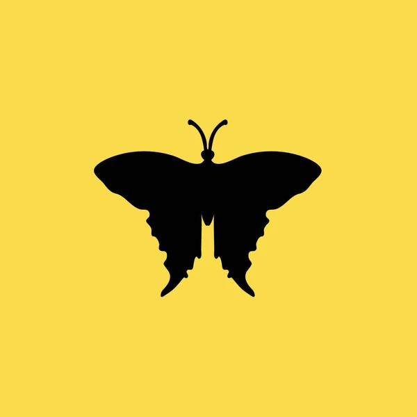 Icona della farfalla illustrazione isolato segno vettoriale simbolo — Vettoriale Stock