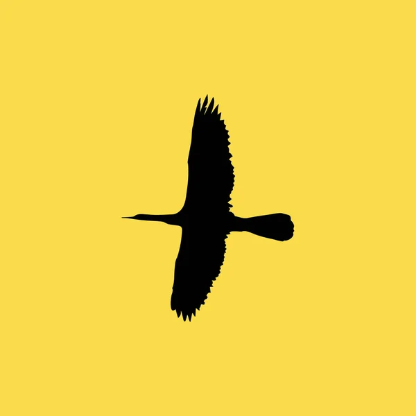 Flying big bird icon illustration isolated vector sign symbol — Stock Vector