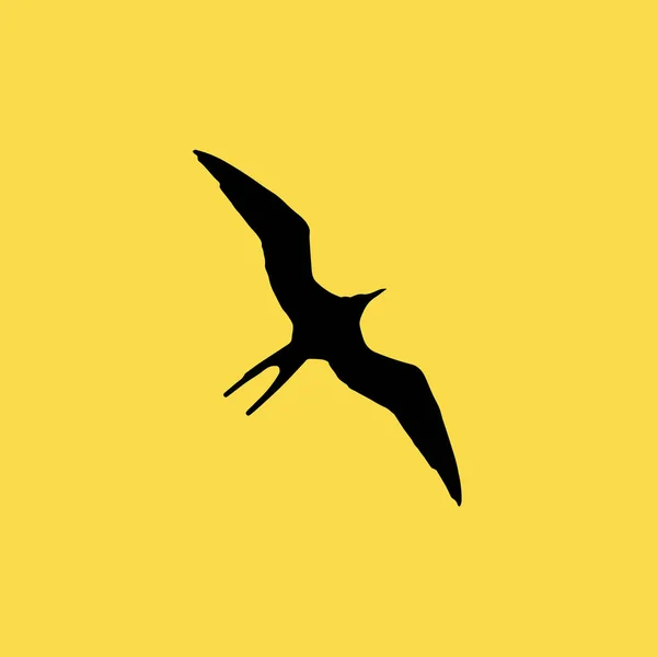 Kuş simgesi illüstrasyon izole vektör işareti simgesi — Stok Vektör