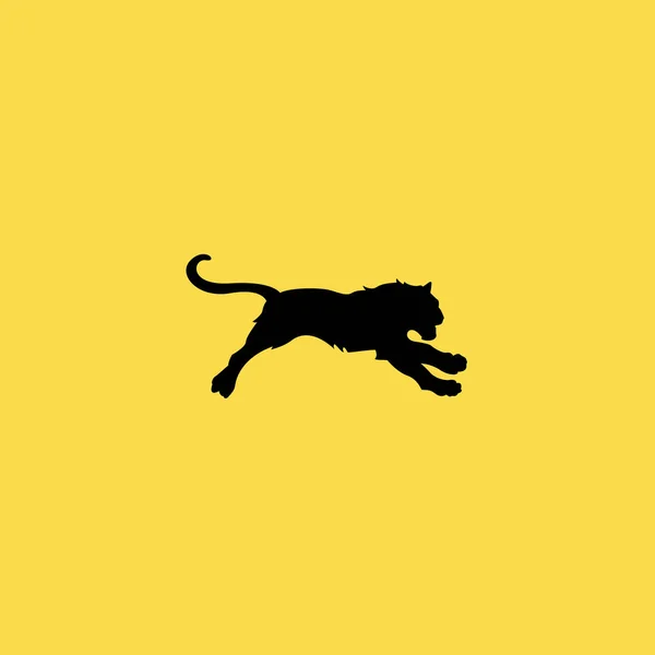 Puma icono ilustración símbolo de signo vectorial aislado — Vector de stock