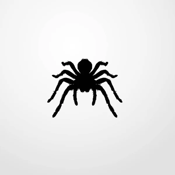 Icône d'araignée illustration isolé signe vectoriel symbole — Image vectorielle