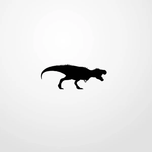 Dinosaurus pictogram illustratie geïsoleerde vector teken symbool — Stockvector