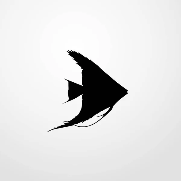 Fisch Symbol Illustration isoliert Vektor Zeichen Symbol — Stockvektor
