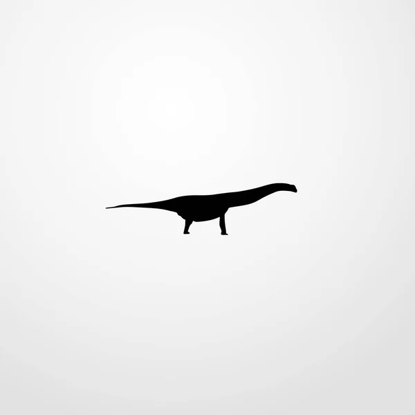 Dinosaurus 图标图孤立的矢量标志符号 — 图库矢量图片