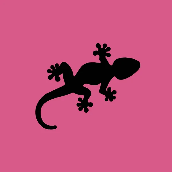 Ícone do lagarto ilustração símbolo de sinal vetorial isolado — Vetor de Stock