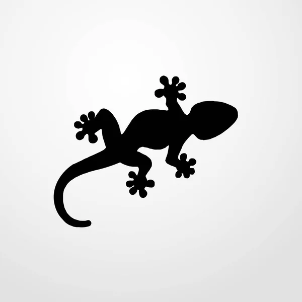 Icono lagarto ilustración símbolo de signo vectorial aislado — Vector de stock