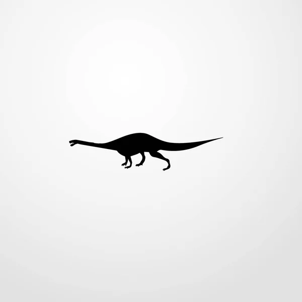 Иллюстрация значка динозавра — стоковый вектор