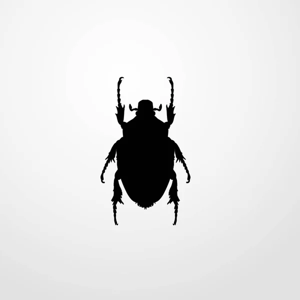 Beetle insect icon illustration isolated vector sign symbol — Stock Vector