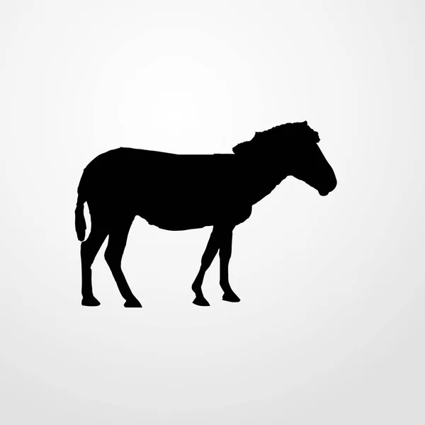 Σύμβολο σημάδι απομονωμένες διανυσματικά εικονογράφηση εικονίδιο άλογο — Διανυσματικό Αρχείο