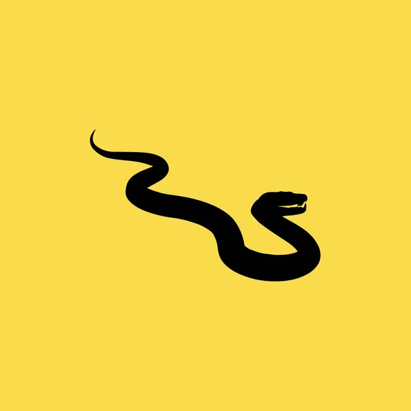 Ícone da serpente ilustração símbolo de sinal de vetor isolado — Vetor de Stock