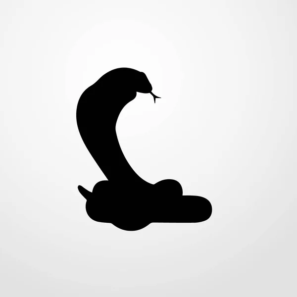 Icono de cobra ilustración símbolo de signo vectorial aislado — Vector de stock