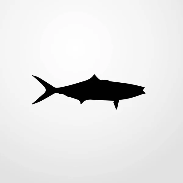 Icono de pescado icono ilustración símbolo de signo vectorial aislado — Vector de stock