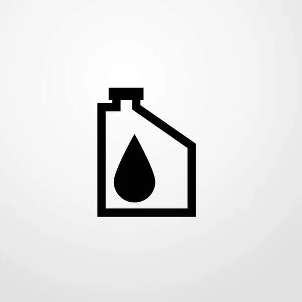 Olio può icona illustrazione isolato segno vettoriale simbolo — Vettoriale Stock