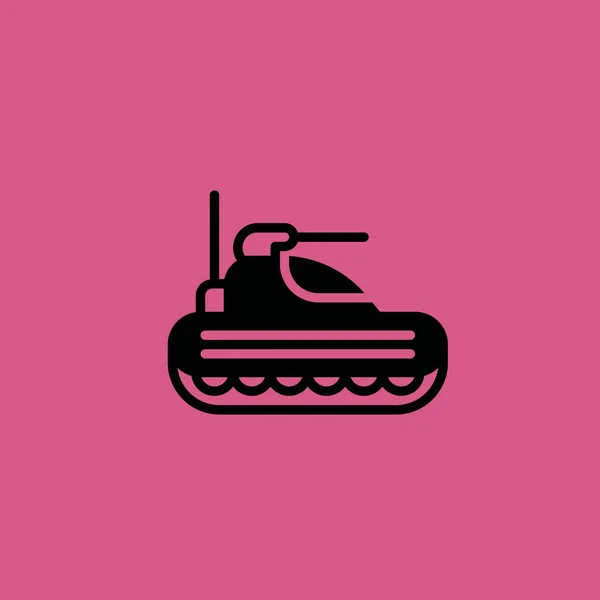 Icono del tanque ilustración símbolo de signo vectorial aislado — Vector de stock