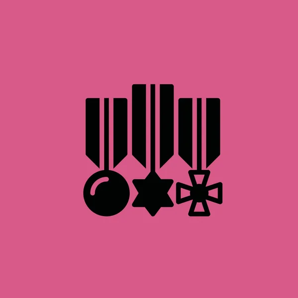 Medallas icono ilustración símbolo de signo vectorial aislado — Archivo Imágenes Vectoriales