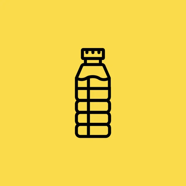 Butelka wody ikona ilustracja na białym tle wektor symbol znak — Wektor stockowy