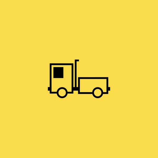 LKW Symbol Illustration isoliert Vektor Zeichen Symbol — Stockvektor