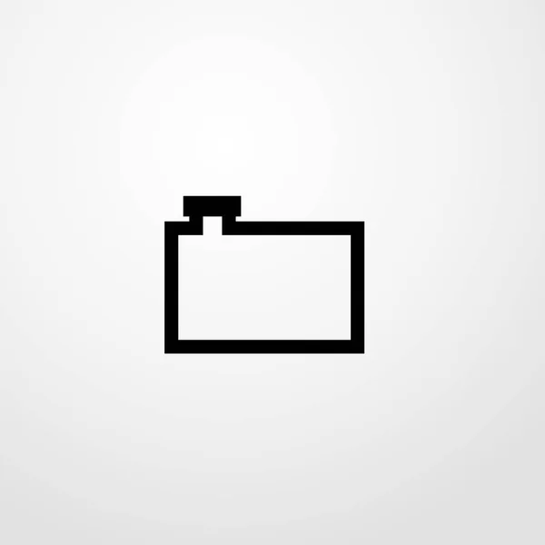 Accumulateur icône illustration isolé vecteur signe symbole — Image vectorielle
