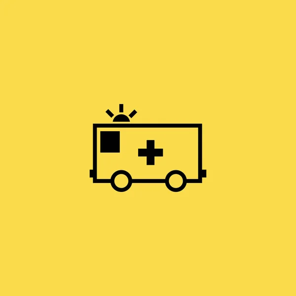 Krankenwagen Symbol Illustration isoliert Vektor Zeichen Symbol — Stockvektor