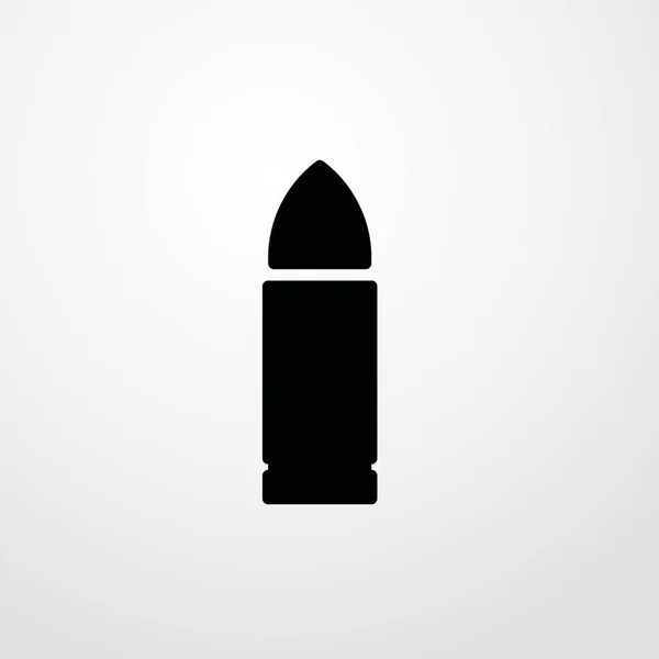 Bullet ikona ilustracja na białym tle wektor symbol znak — Wektor stockowy