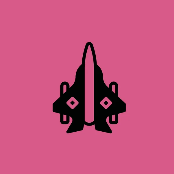 Samolot ikona ilustracja na białym tle wektor symbol znak — Wektor stockowy