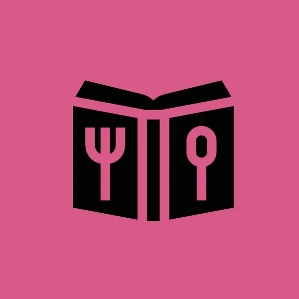 Recipe book icon illustration isolated vector sign symbol — Stock Vector