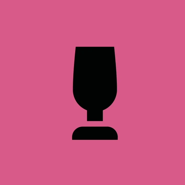 酒杯的图标图孤立的矢量标志符号 — 图库矢量图片