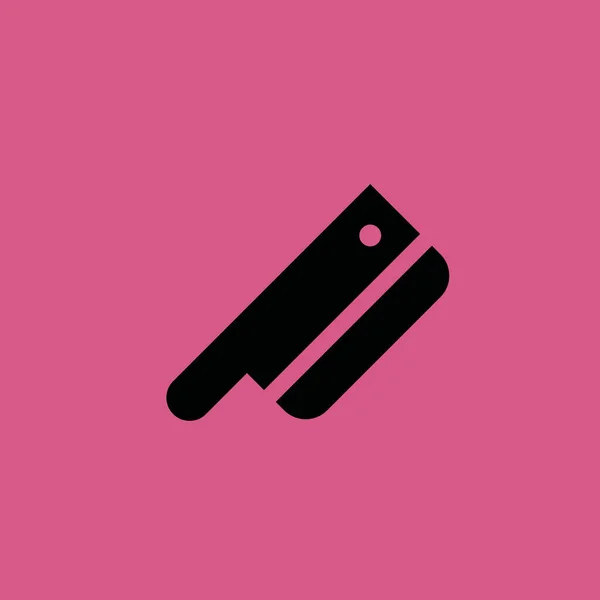 Spalter Messer Symbol Abbildung isoliert Vektor Zeichen Symbol — Stockvektor