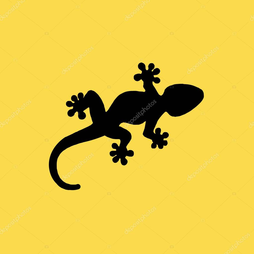 Lizard icon illustration isolated vector sign symbol
