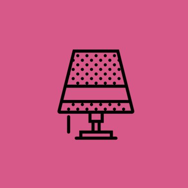 Lamba simgesi illüstrasyon izole vektör işareti simgesi