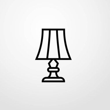 Lamba simgesi illüstrasyon izole vektör işareti simgesi