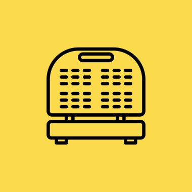 sandwitch makinesi simgesini illüstrasyon izole vektör işareti simgesi