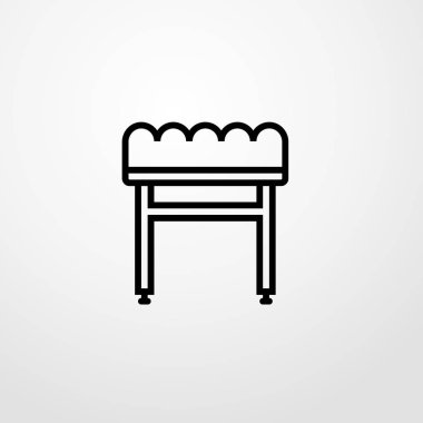 dışkı simgesi illüstrasyon izole vektör işareti simgesi