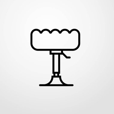 dışkı simgesi illüstrasyon izole vektör işareti simgesi