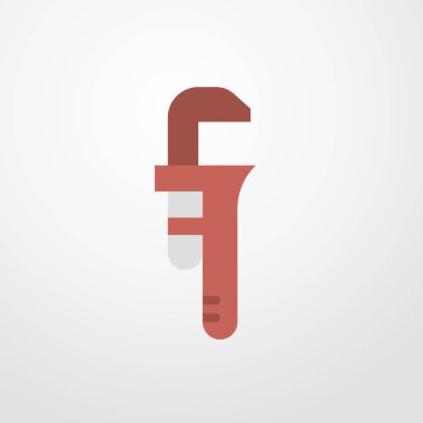 İngiliz anahtarı simgesini illüstrasyon izole vektör işareti simgesi