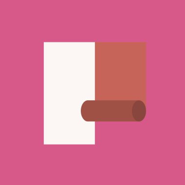 duvar kağıdı simgesi illüstrasyon izole vektör işareti simgesi