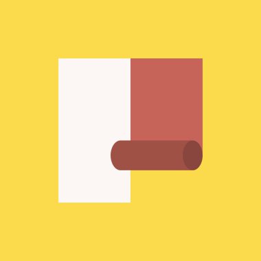 duvar kağıdı simgesi illüstrasyon izole vektör işareti simgesi