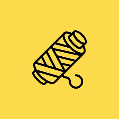 iş parçacığı simgesi illüstrasyon izole vektör işareti simgesi