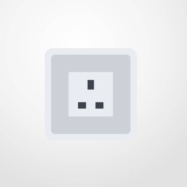 soket simgesi illüstrasyon izole vektör işareti simgesi