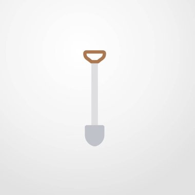 Kürek simgesi illüstrasyon izole vektör işareti simgesi