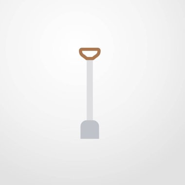 Kürek simgesi illüstrasyon izole vektör işareti simgesi