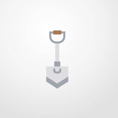 Kürek simgesi illüstrasyon izole vektör işareti simgesi