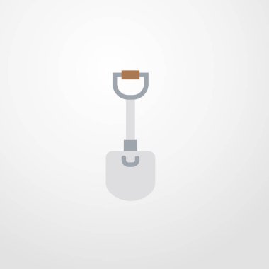 Kürek simgesi illüstrasyon izole vektör işareti simgesi