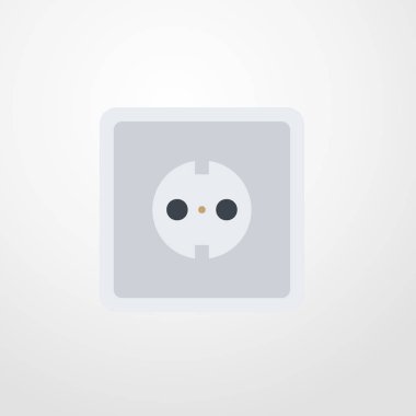 soket simgesi illüstrasyon izole vektör işareti simgesi