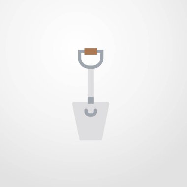 Kürek simgesi illüstrasyon izole vektör işareti simgesi