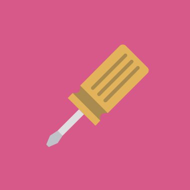 screwdrive simgesi illüstrasyon izole vektör işareti simgesi