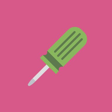 screwdrive simgesi illüstrasyon izole vektör işareti simgesi