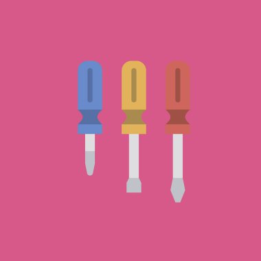 screwdrive simgesi illüstrasyon izole vektör işareti simgesi