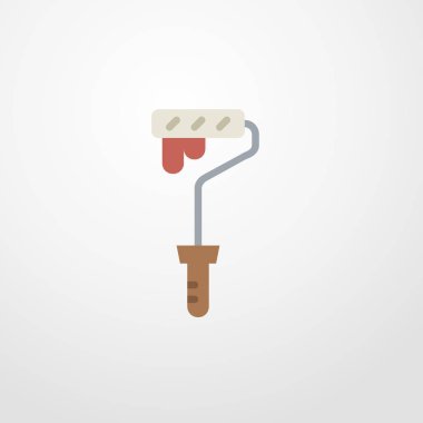 Boya silindiri simgesi illüstrasyon izole vektör işareti simgesi